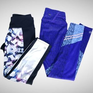 Athleta 2 pc. Bundle of Sonar Leggings Tights XS